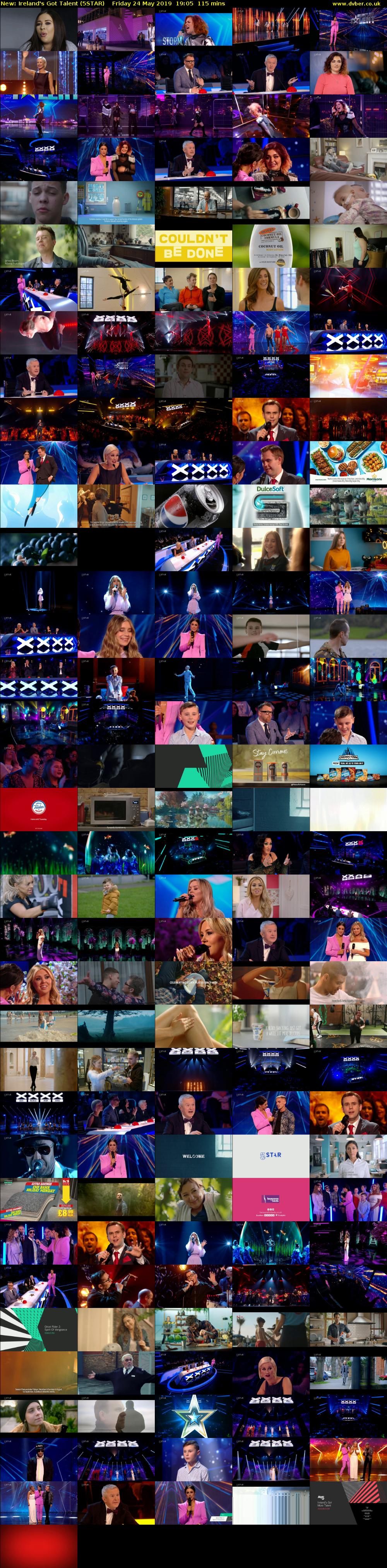 Ireland's Got Talent (5STAR) Friday 24 May 2019 19:05 - 21:00