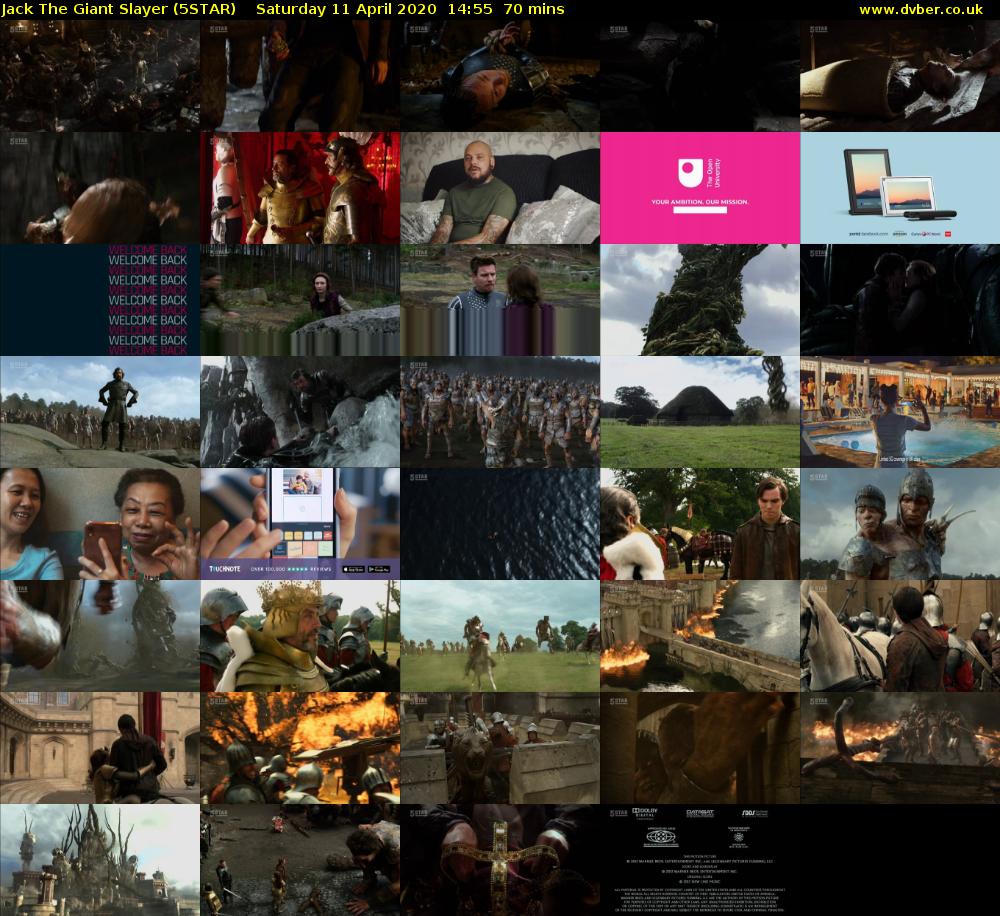 Jack The Giant Slayer (5STAR) Saturday 11 April 2020 14:55 - 16:05