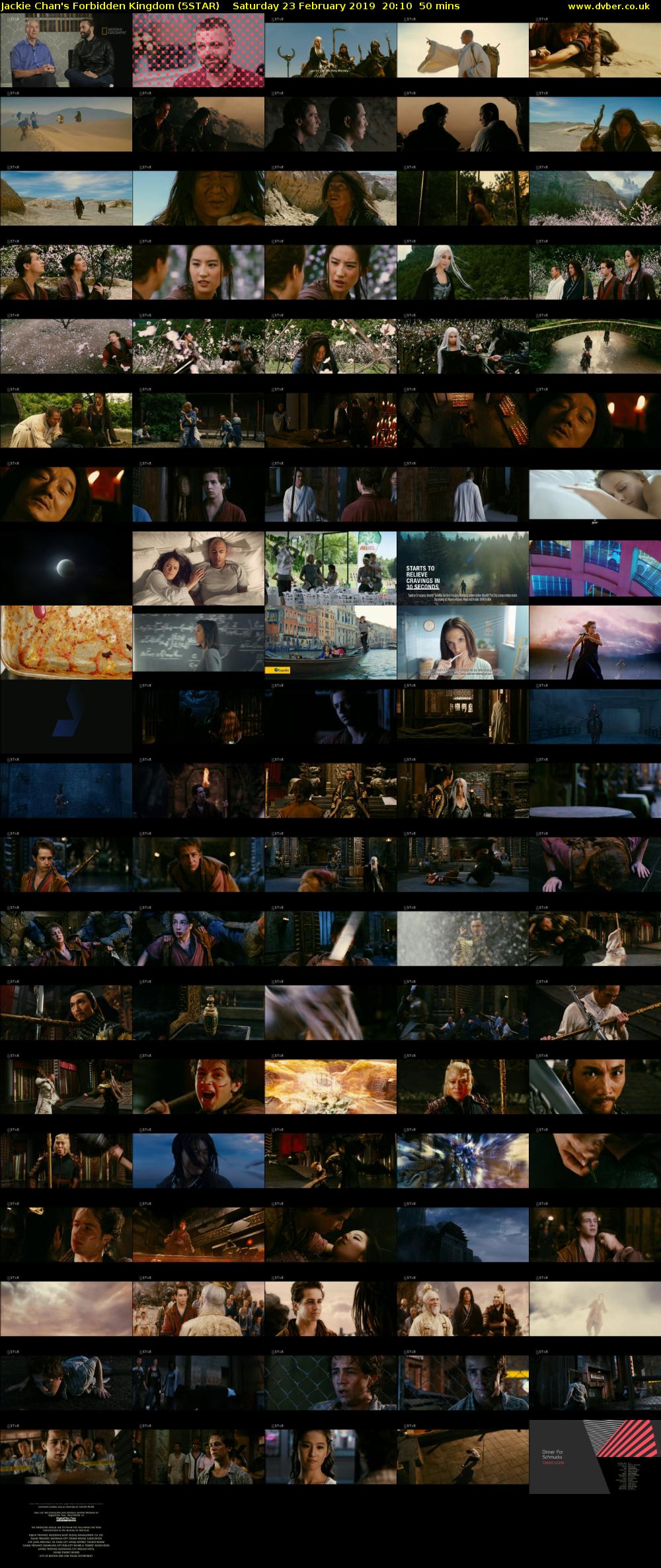 Jackie Chan's Forbidden Kingdom (5STAR) Saturday 23 February 2019 20:10 - 21:00