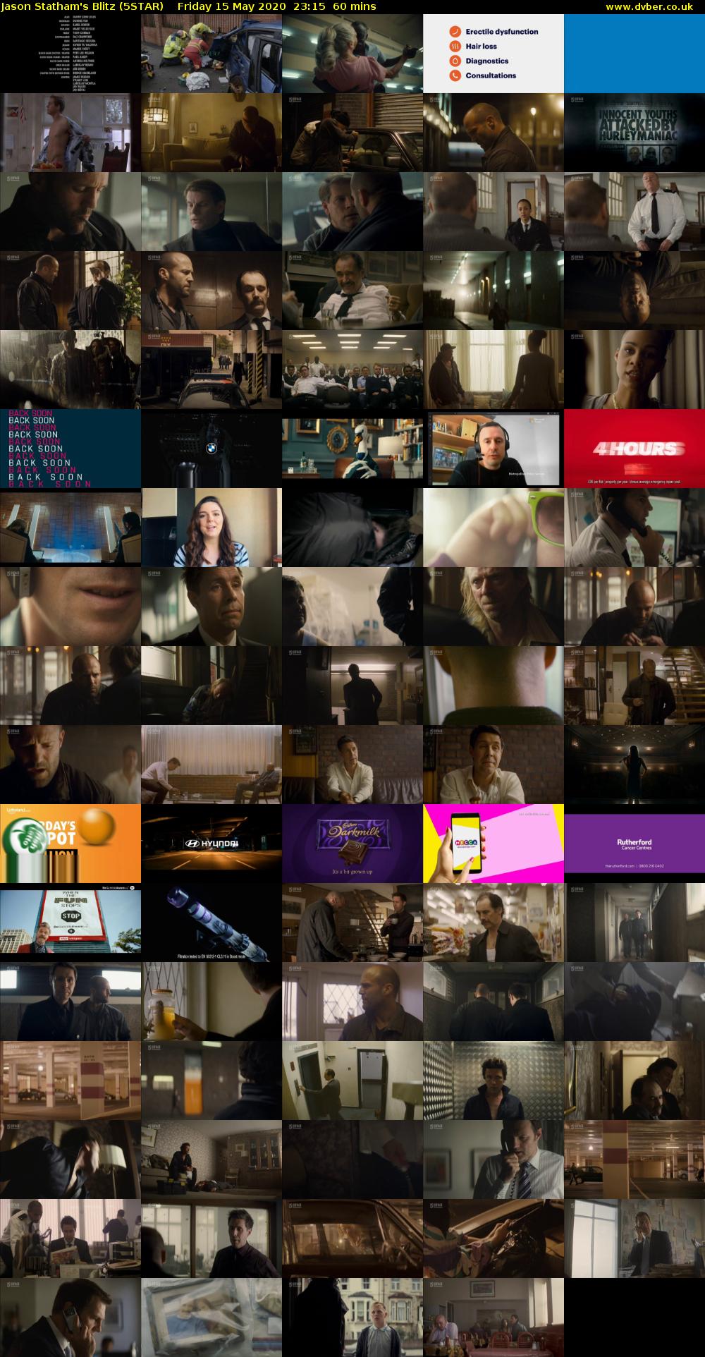 Jason Statham's Blitz (5STAR) Friday 15 May 2020 23:15 - 00:15