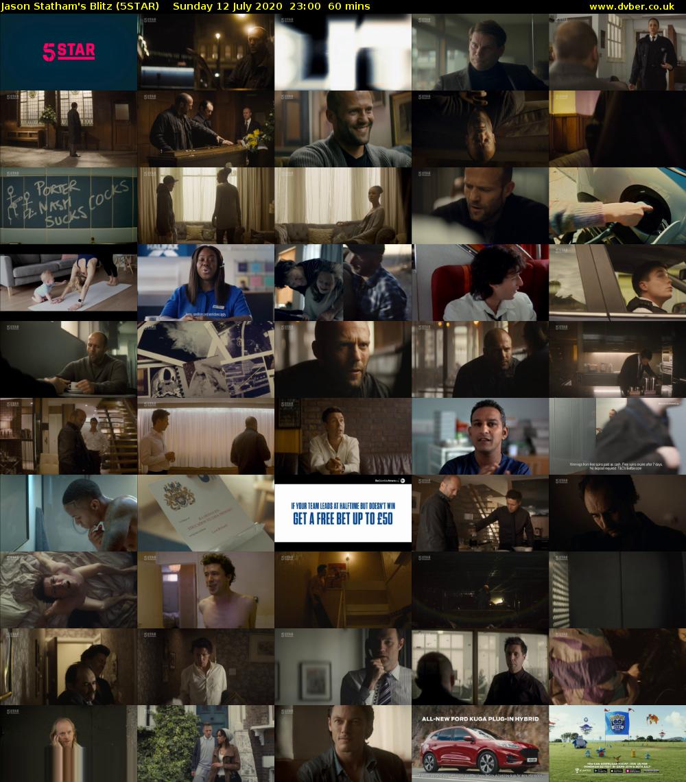 Jason Statham's Blitz (5STAR) Sunday 12 July 2020 23:00 - 00:00
