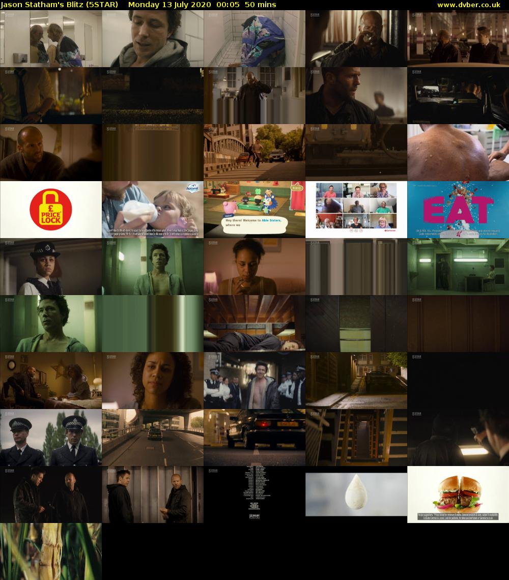 Jason Statham's Blitz (5STAR) Monday 13 July 2020 00:05 - 00:55