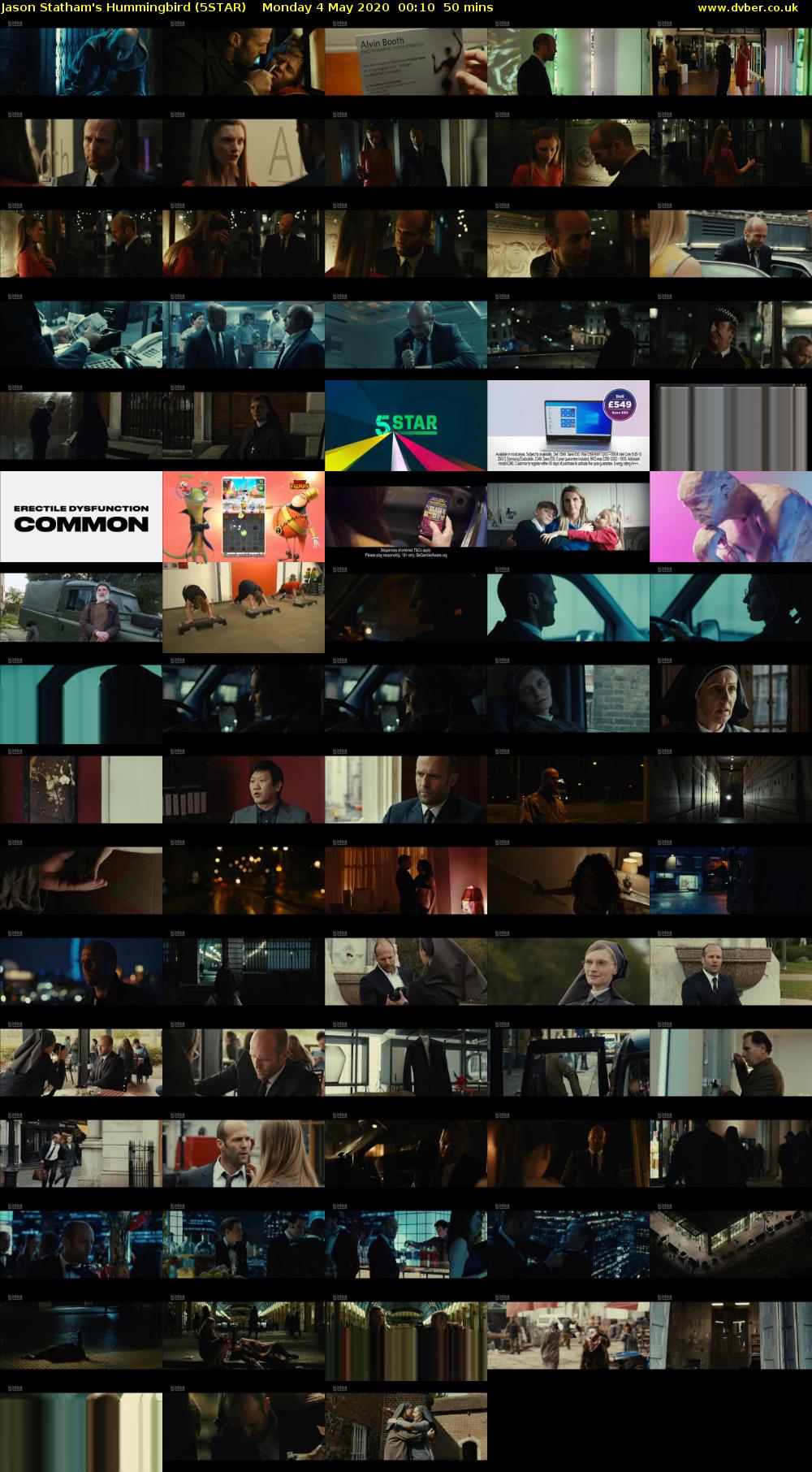 Jason Statham's Hummingbird (5STAR) Monday 4 May 2020 00:10 - 01:00