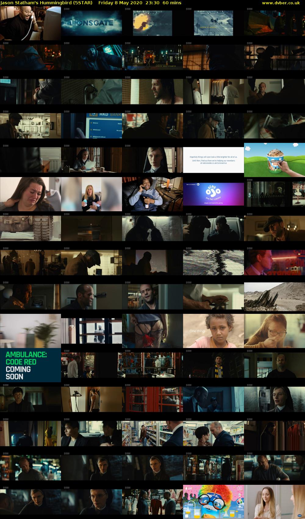Jason Statham's Hummingbird (5STAR) Friday 8 May 2020 23:30 - 00:30