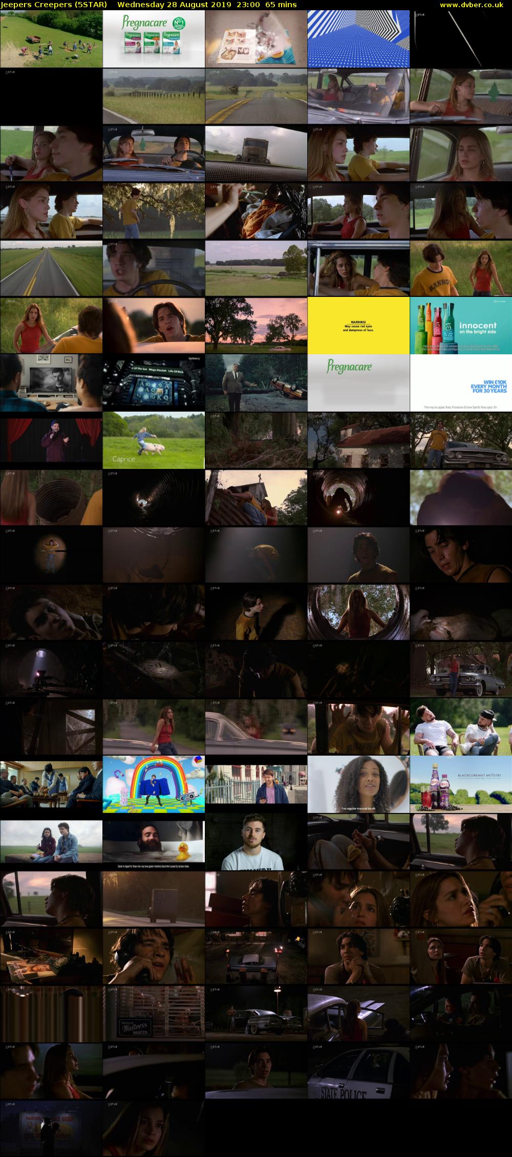Jeepers Creepers (5STAR) Wednesday 28 August 2019 23:00 - 00:05
