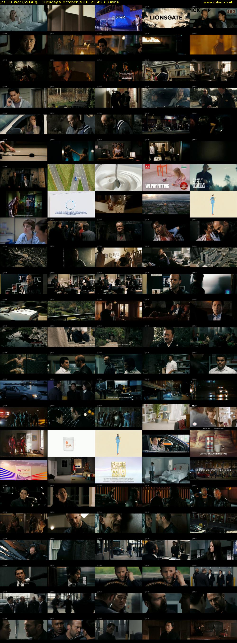 Jet Li's War (5STAR) Tuesday 9 October 2018 23:45 - 00:45