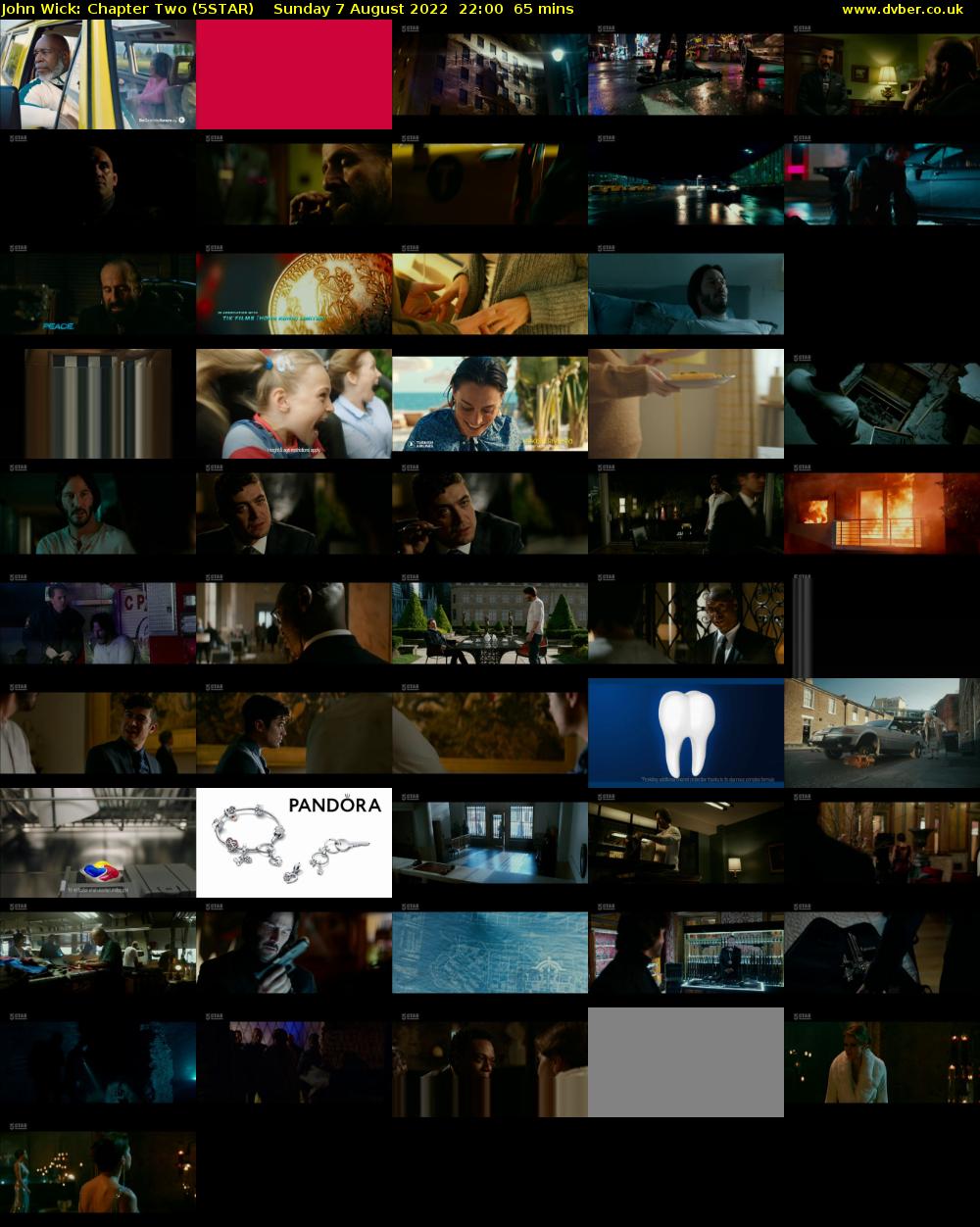John Wick: Chapter Two (5STAR) Sunday 7 August 2022 22:00 - 23:05