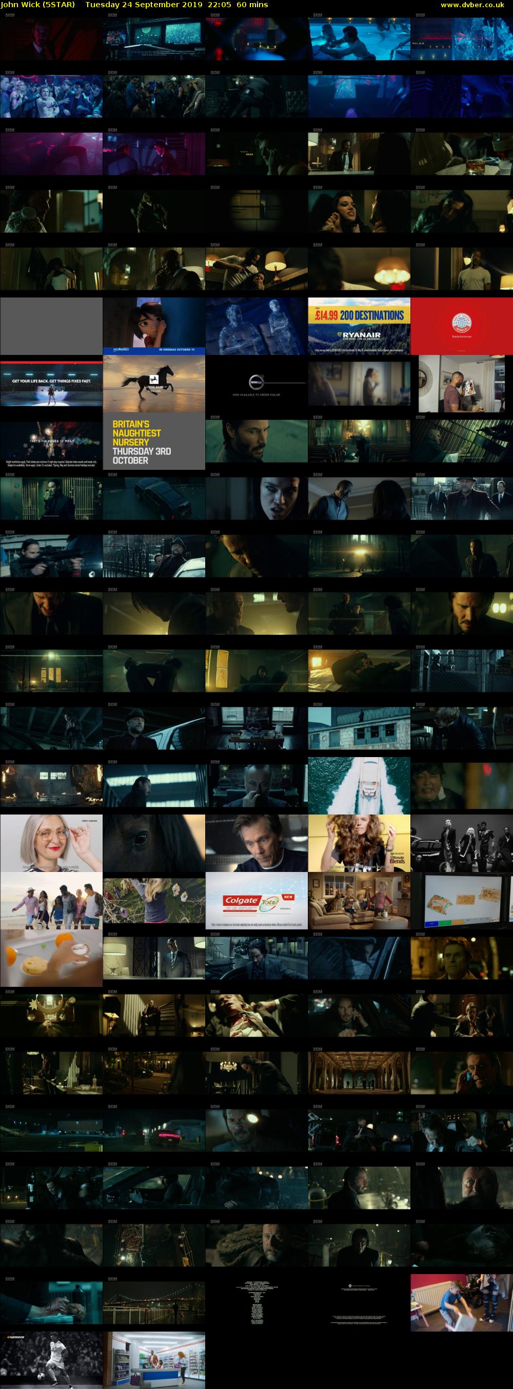 John Wick (5STAR) Tuesday 24 September 2019 22:05 - 23:05