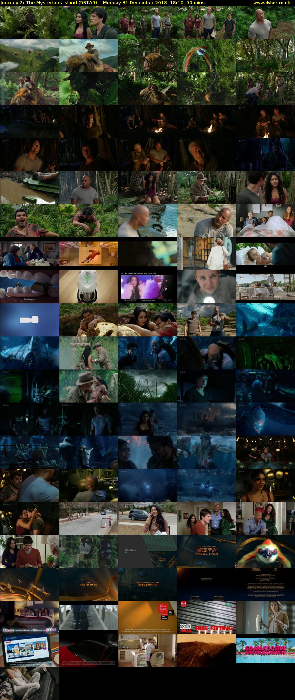 Journey 2: The Mysterious Island (5STAR) Monday 31 December 2018 18:10 - 19:00