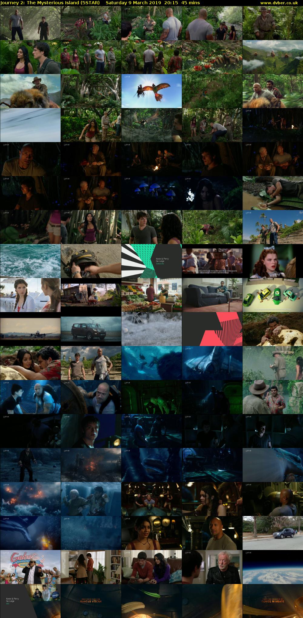 Journey 2: The Mysterious Island (5STAR) Saturday 9 March 2019 20:15 - 21:00