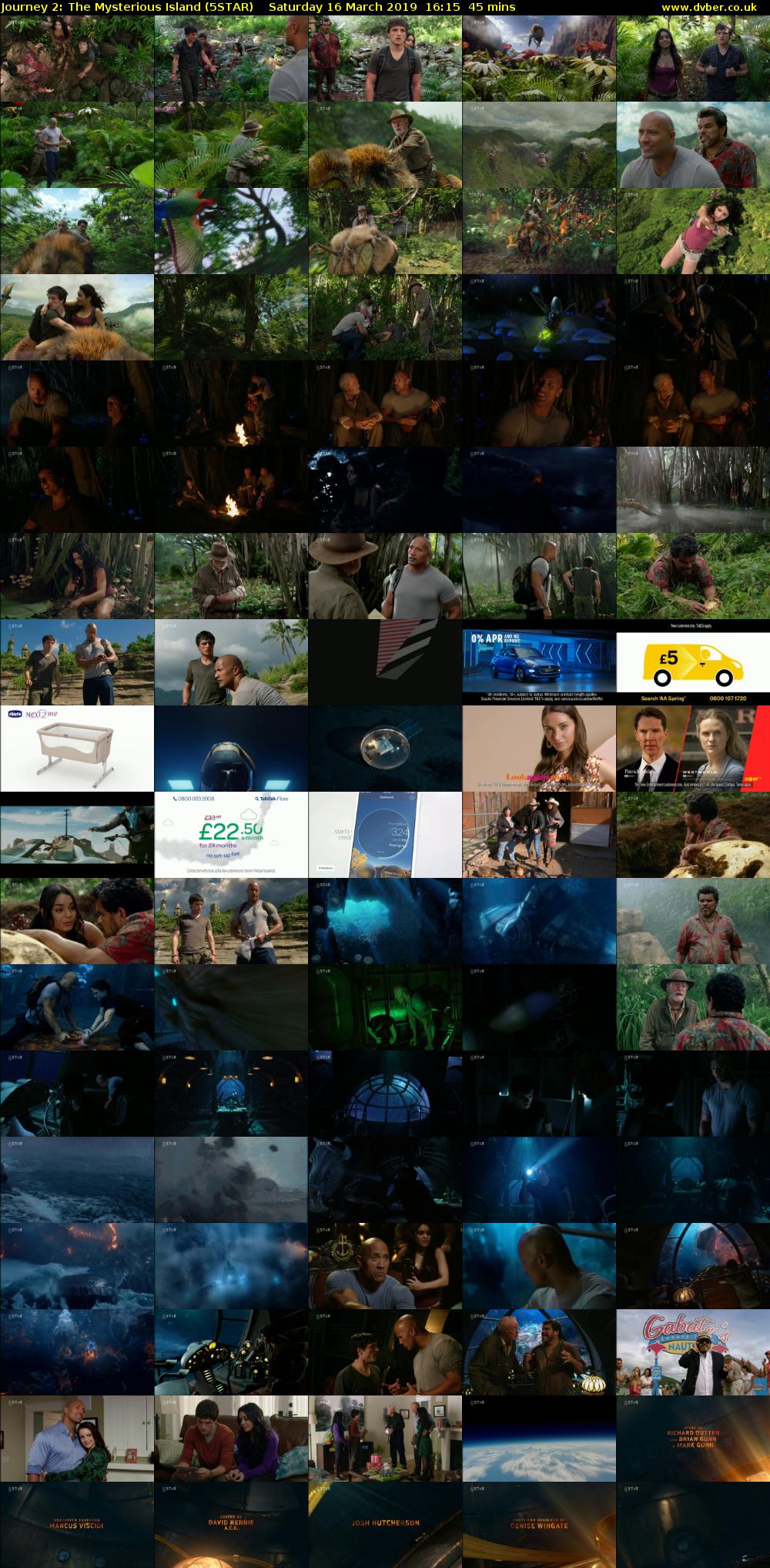 Journey 2: The Mysterious Island (5STAR) Saturday 16 March 2019 16:15 - 17:00