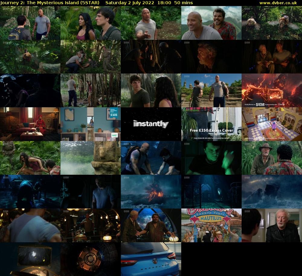 Journey 2: The Mysterious Island (5STAR) Saturday 2 July 2022 18:00 - 18:50