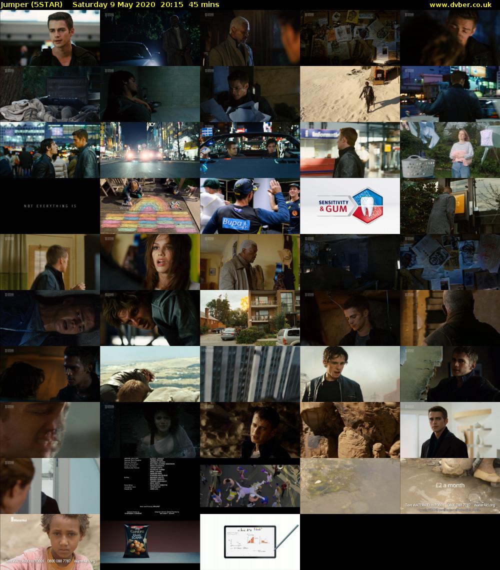 Jumper (5STAR) Saturday 9 May 2020 20:15 - 21:00