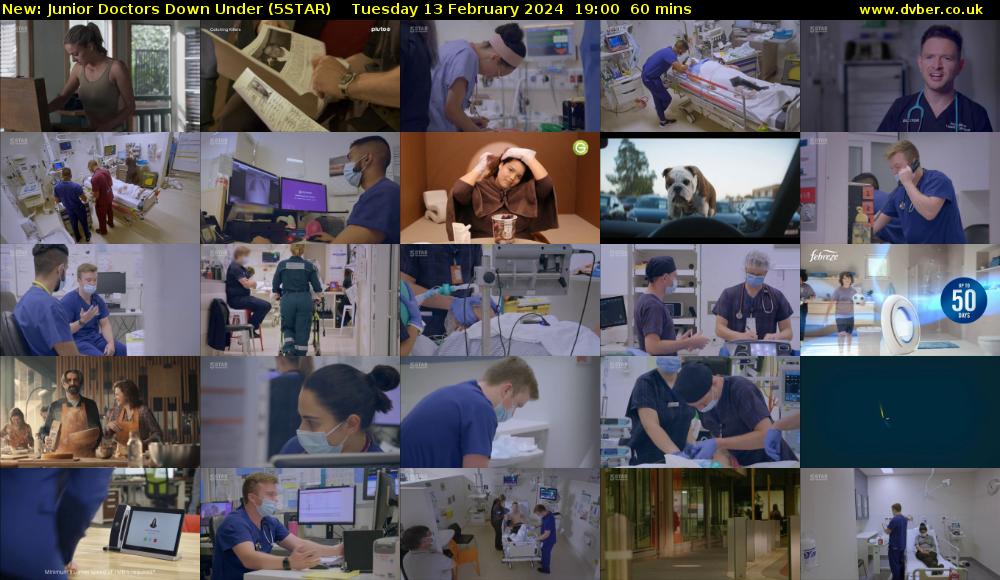 Junior Doctors Down Under (5STAR) Tuesday 13 February 2024 19:00 - 20:00