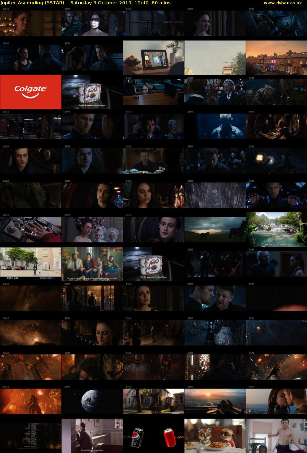Jupiter Ascending (5STAR) Saturday 5 October 2019 19:40 - 21:00