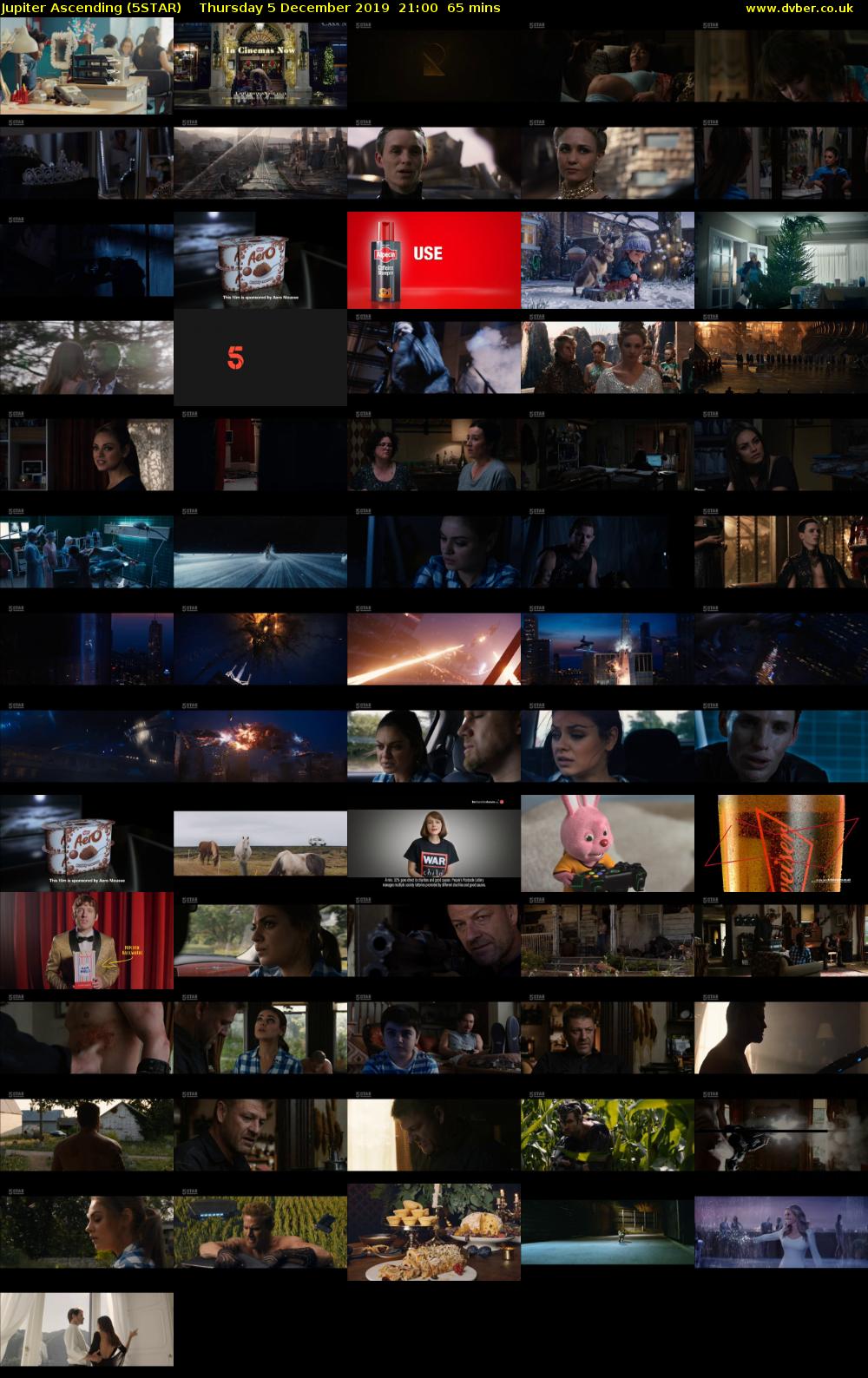 Jupiter Ascending (5STAR) Thursday 5 December 2019 21:00 - 22:05