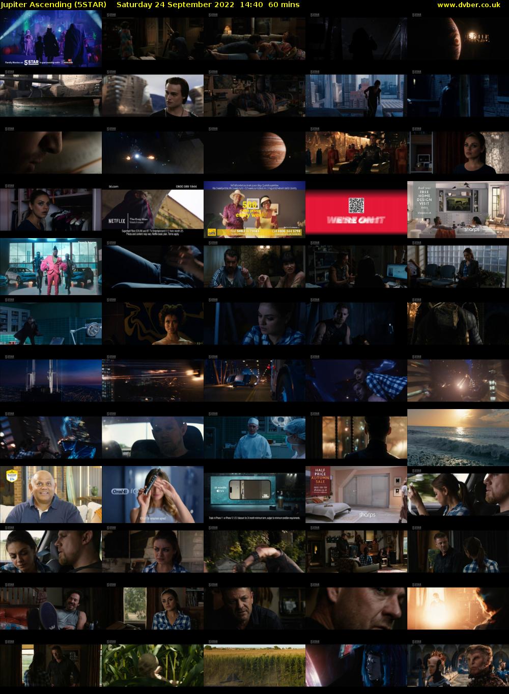 Jupiter Ascending (5STAR) Saturday 24 September 2022 14:40 - 15:40