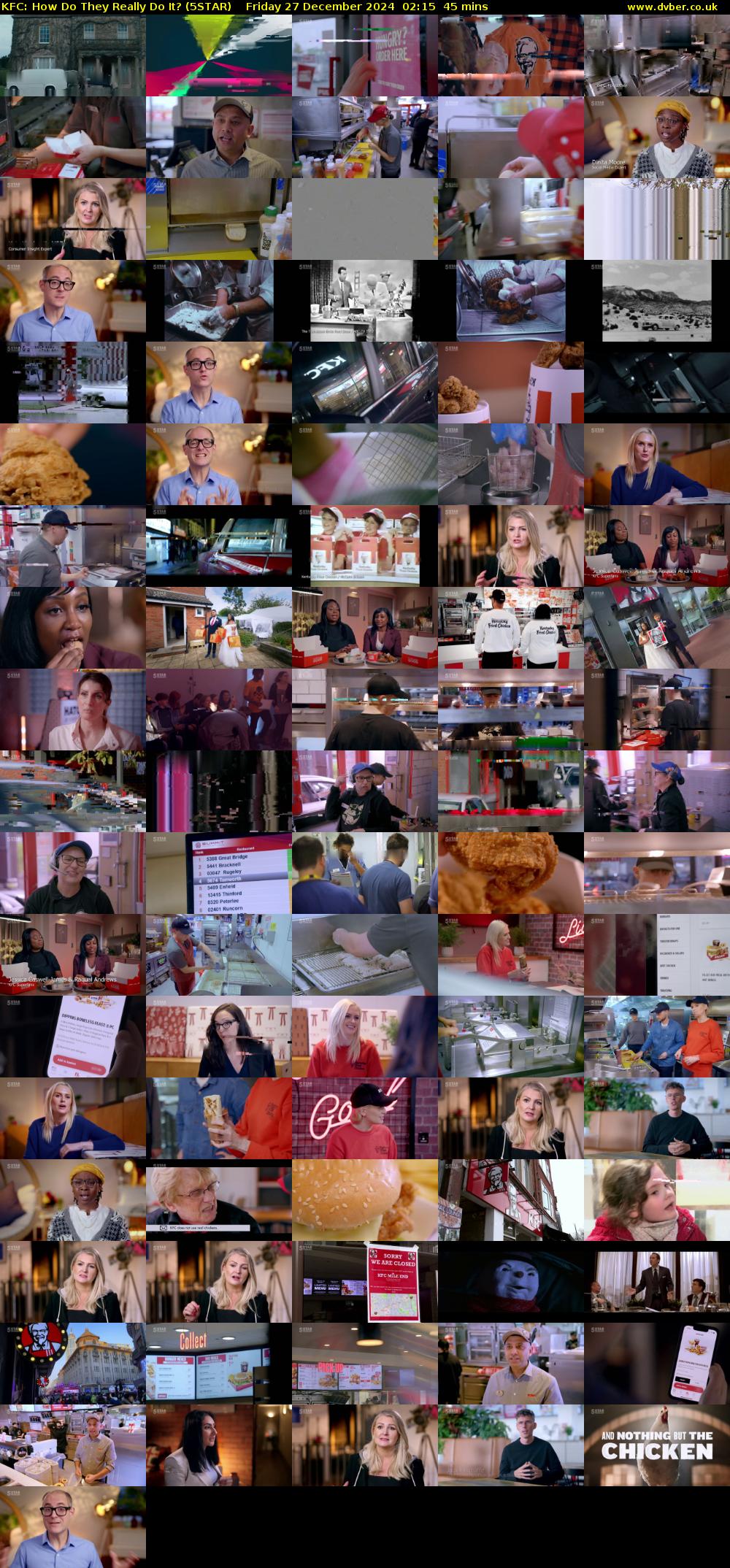 KFC: How Do They Really Do It? (5STAR) Friday 27 December 2024 02:15 - 03:00