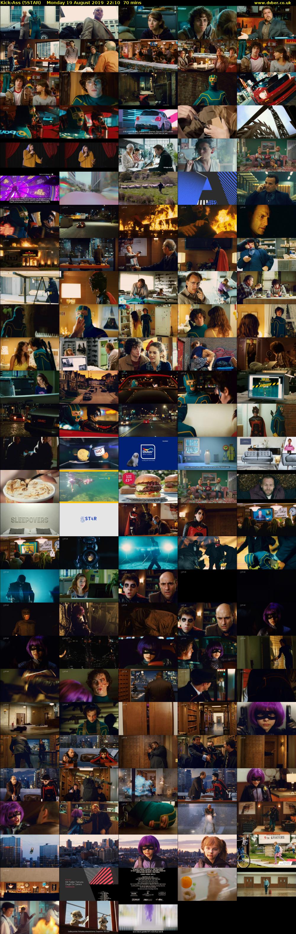 Kick-Ass (5STAR) Monday 19 August 2019 22:10 - 23:20