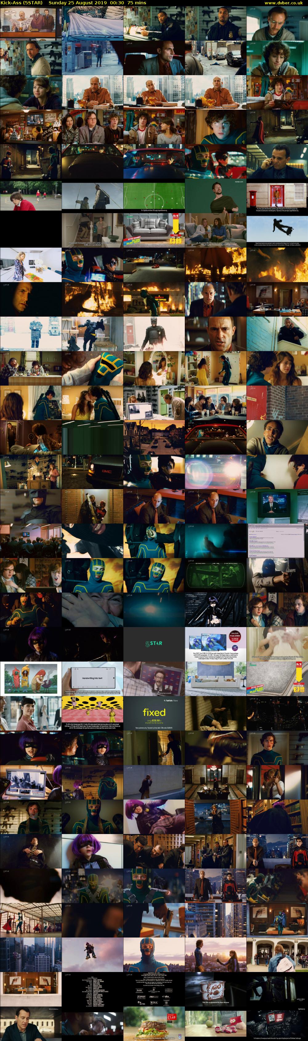 Kick-Ass (5STAR) Sunday 25 August 2019 00:30 - 01:45