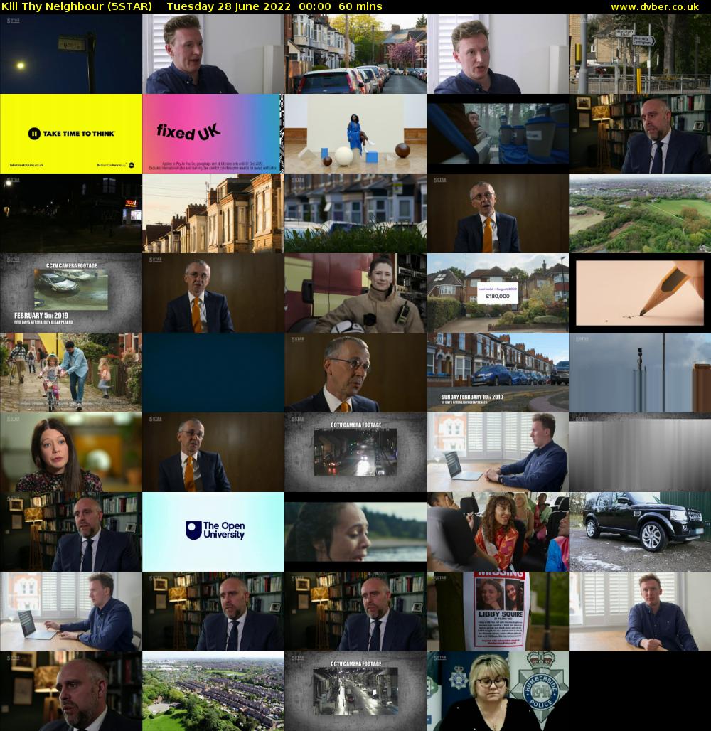 Kill Thy Neighbour (5STAR) Tuesday 28 June 2022 00:00 - 01:00