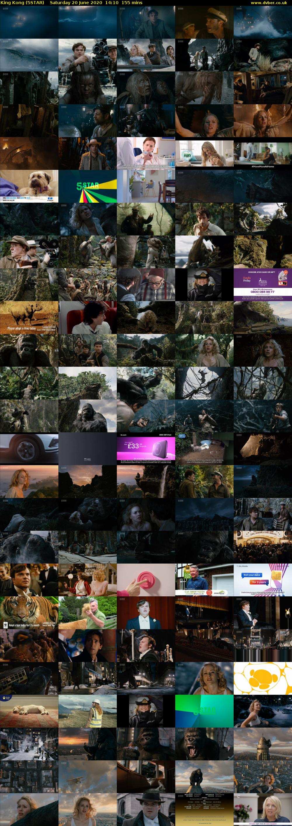 King Kong (5STAR) Saturday 20 June 2020 14:10 - 16:45