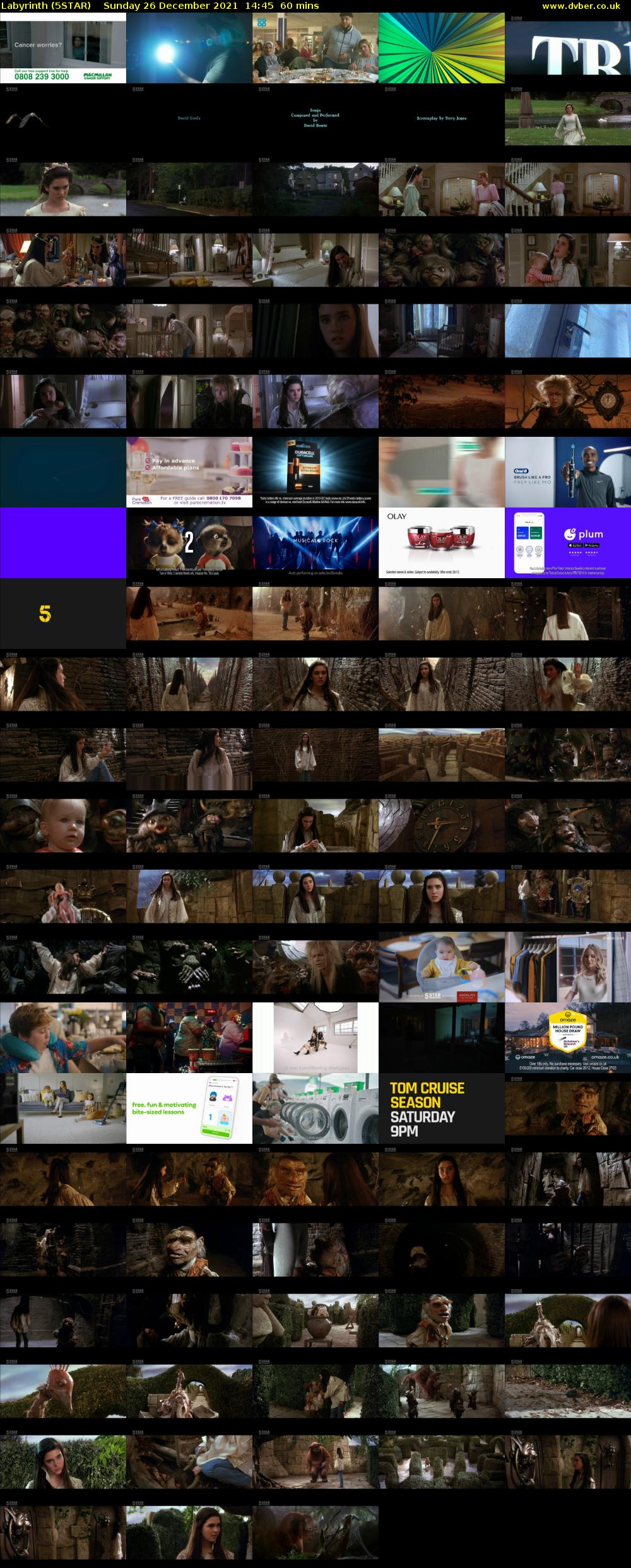 Labyrinth (5STAR) Sunday 26 December 2021 14:45 - 15:45
