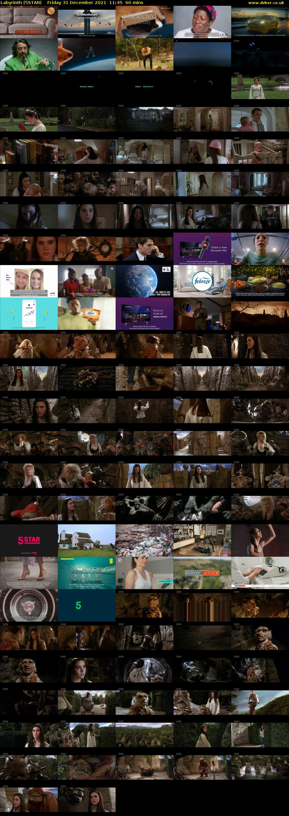 Labyrinth (5STAR) Friday 31 December 2021 11:45 - 12:45