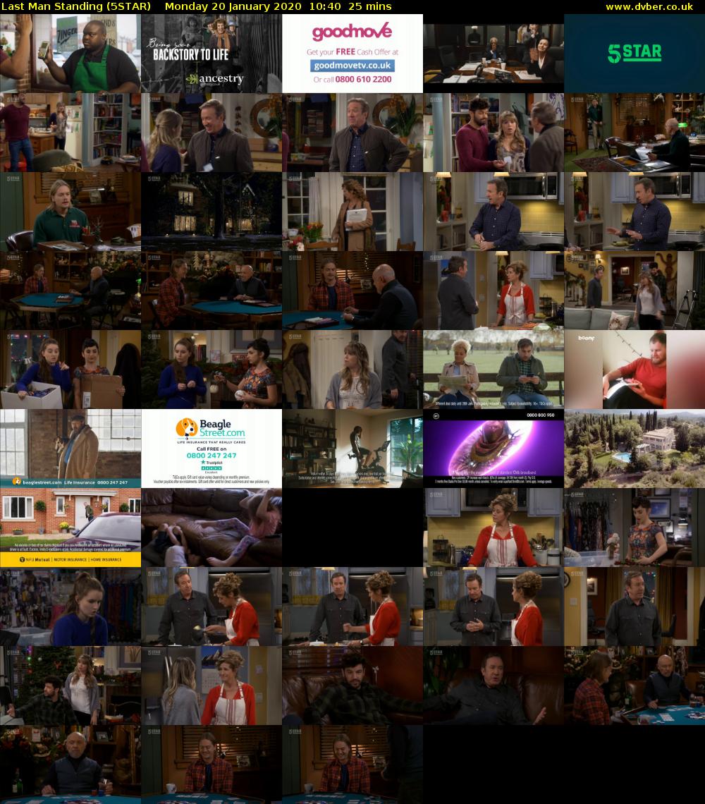 Last Man Standing (5STAR) Monday 20 January 2020 10:40 - 11:05