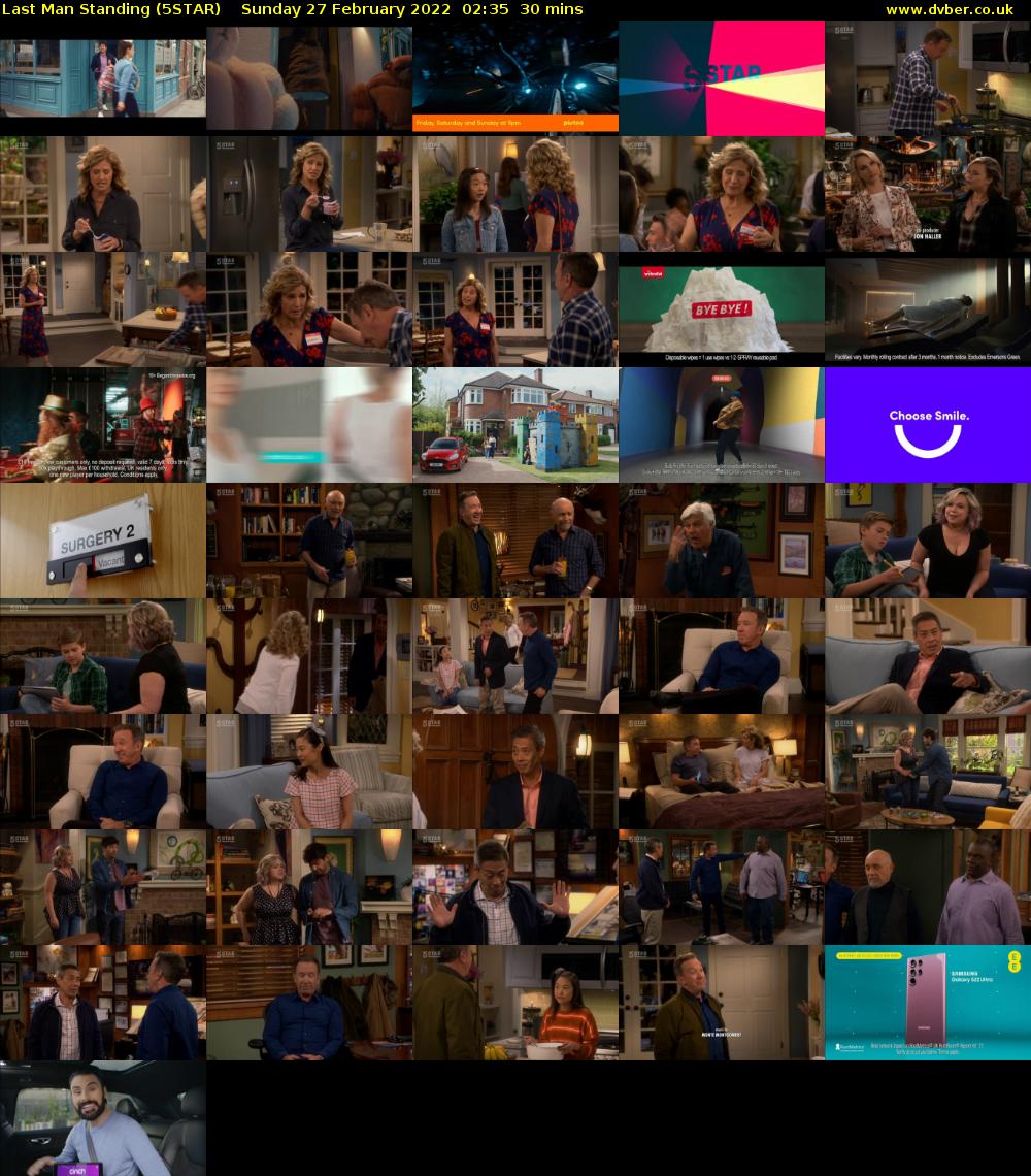 Last Man Standing (5STAR) Sunday 27 February 2022 02:35 - 03:05