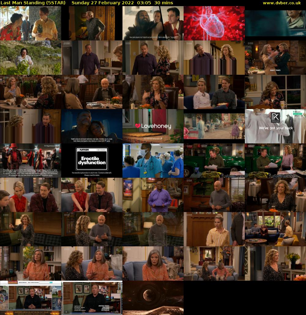 Last Man Standing (5STAR) Sunday 27 February 2022 03:05 - 03:35