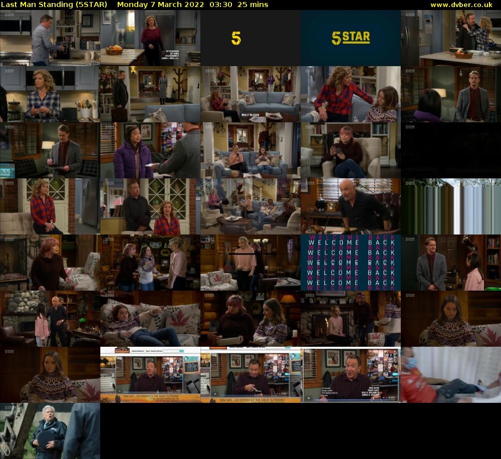 Last Man Standing (5STAR) Monday 7 March 2022 03:30 - 03:55