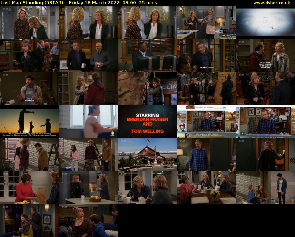 Last Man Standing (5STAR) Friday 18 March 2022 03:00 - 03:25