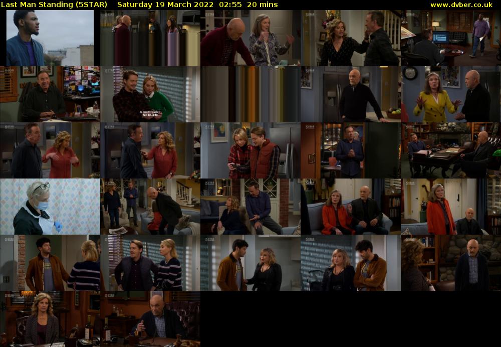 Last Man Standing (5STAR) Saturday 19 March 2022 02:55 - 03:15
