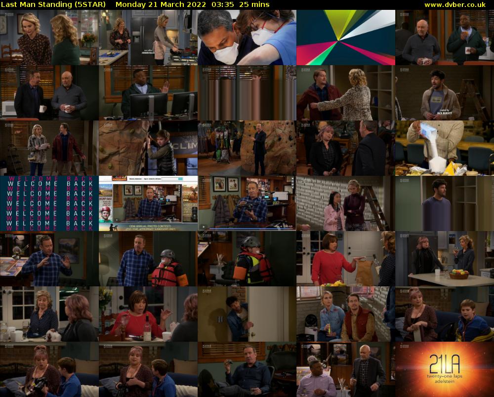 Last Man Standing (5STAR) Monday 21 March 2022 03:35 - 04:00