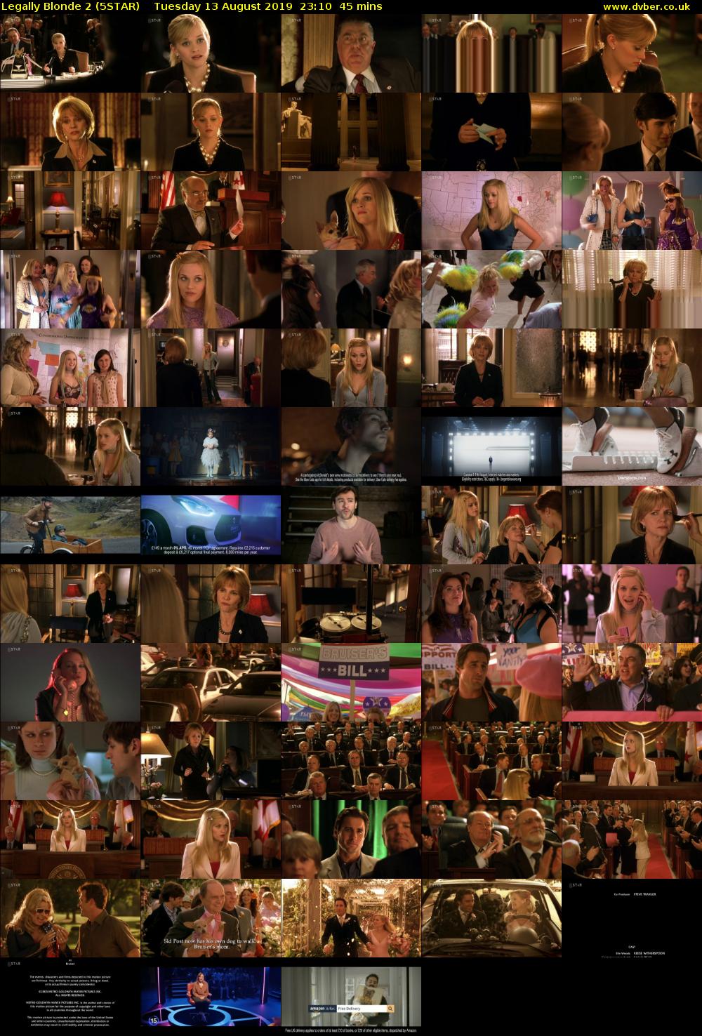 Legally Blonde 2 (5STAR) Tuesday 13 August 2019 23:10 - 23:55