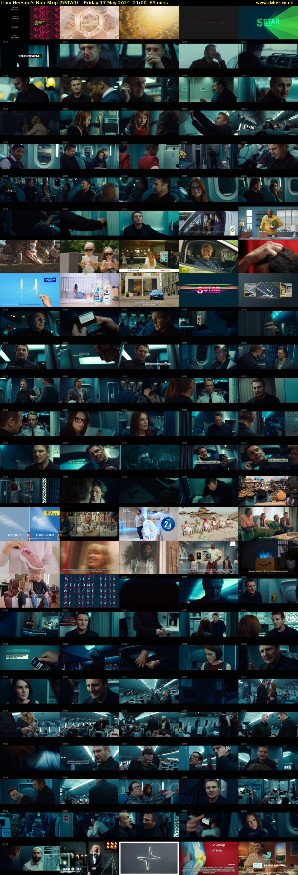 Liam Neeson's Non-Stop (5STAR) Friday 17 May 2024 21:00 - 22:05