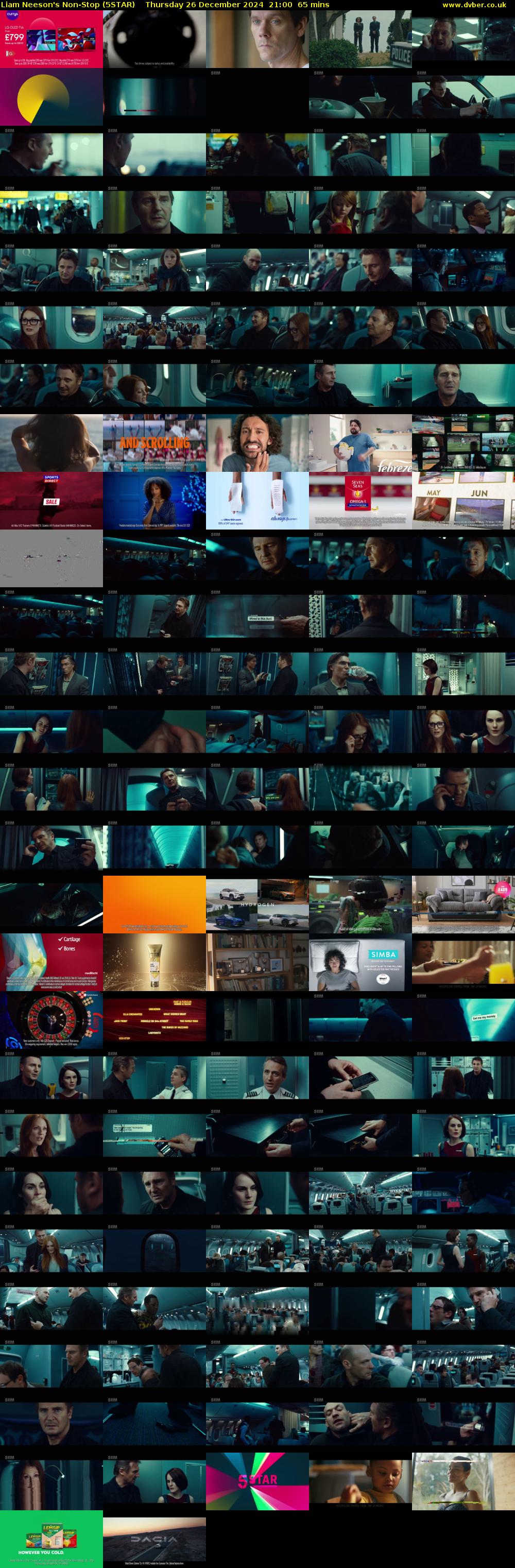 Liam Neeson's Non-Stop (5STAR) Thursday 26 December 2024 21:00 - 22:05
