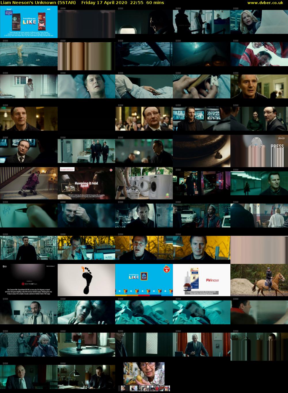 Liam Neeson's Unknown (5STAR) Friday 17 April 2020 22:55 - 23:55