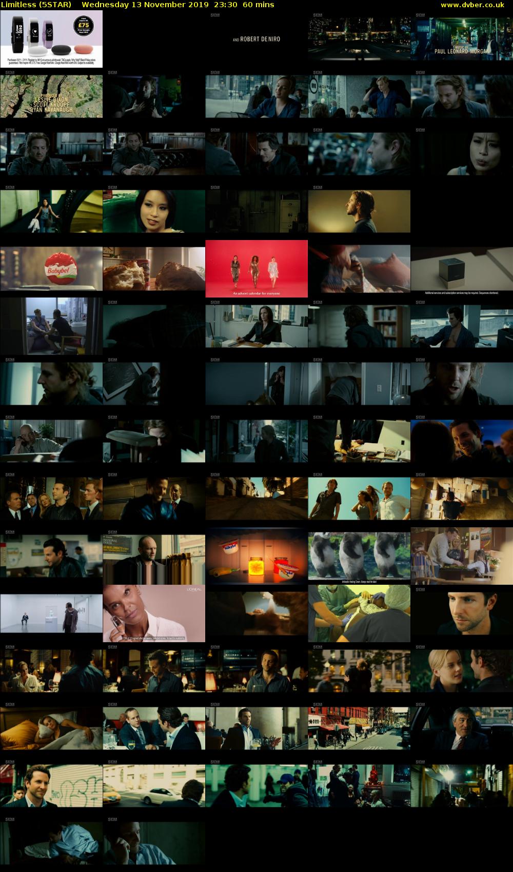 Limitless (5STAR) Wednesday 13 November 2019 23:30 - 00:30