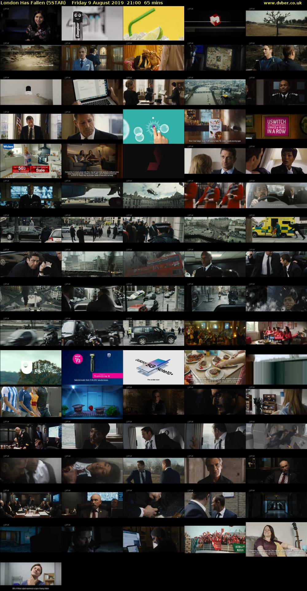 London Has Fallen (5STAR) Friday 9 August 2019 21:00 - 22:05