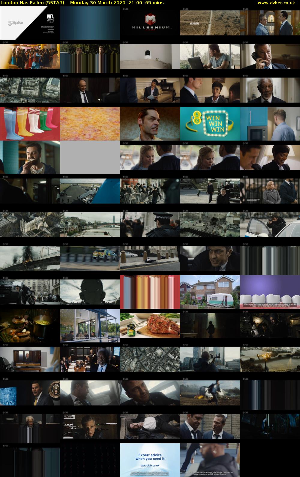 London Has Fallen (5STAR) Monday 30 March 2020 21:00 - 22:05