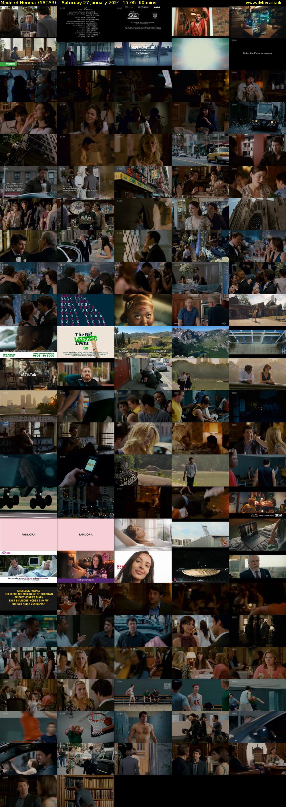 Made of Honour (5STAR) Saturday 27 January 2024 15:05 - 16:05