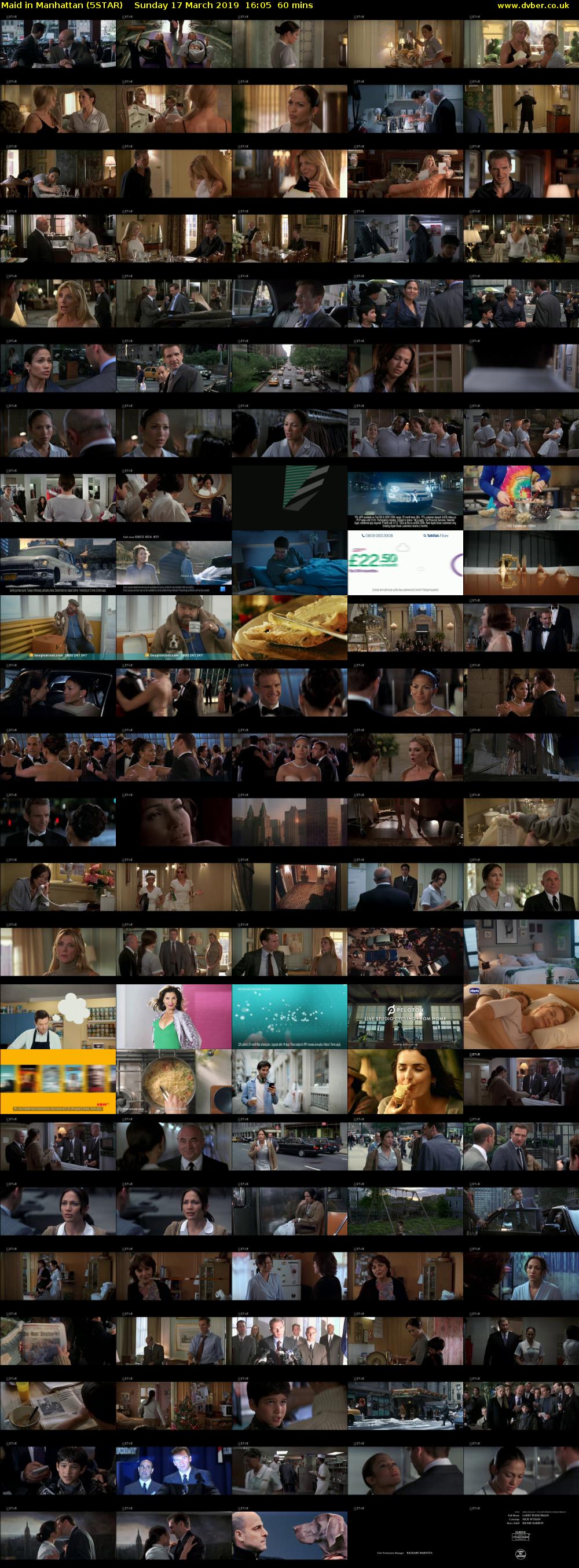 Maid in Manhattan (5STAR) Sunday 17 March 2019 16:05 - 17:05