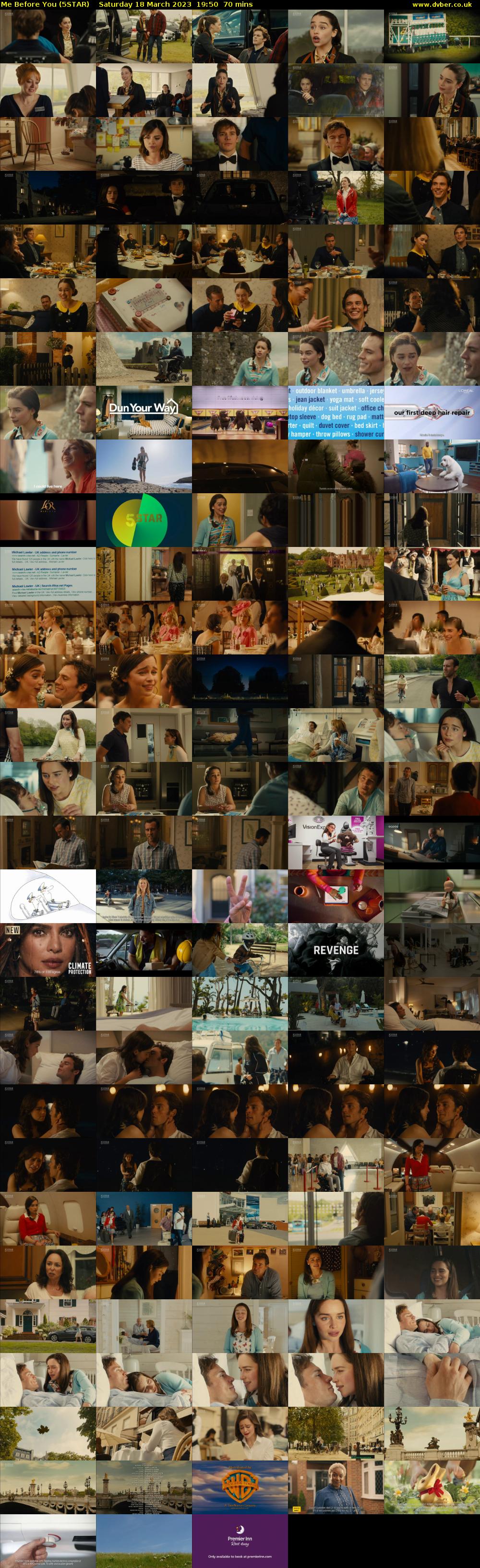 Me Before You (5STAR) Saturday 18 March 2023 19:50 - 21:00