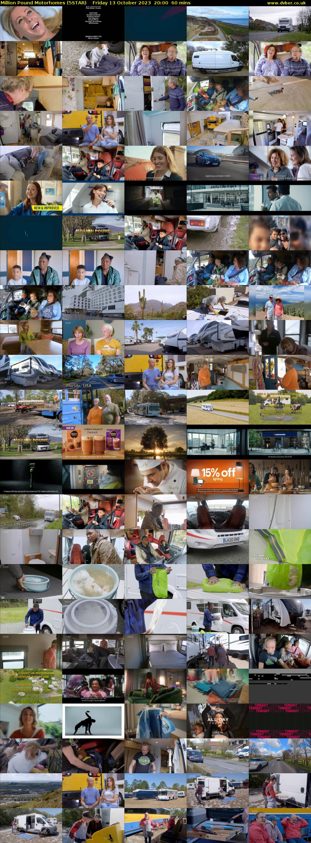 Million Pound Motorhomes (5STAR) Friday 13 October 2023 20:00 - 21:00