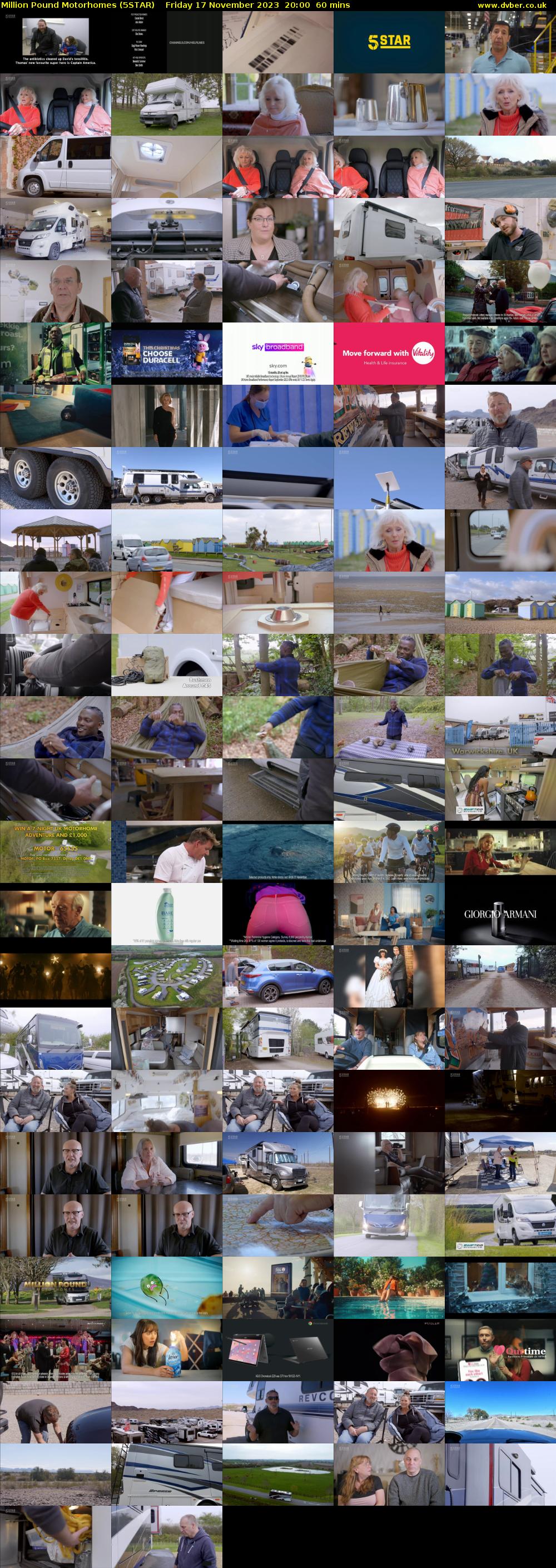 Million Pound Motorhomes (5STAR) Friday 17 November 2023 20:00 - 21:00