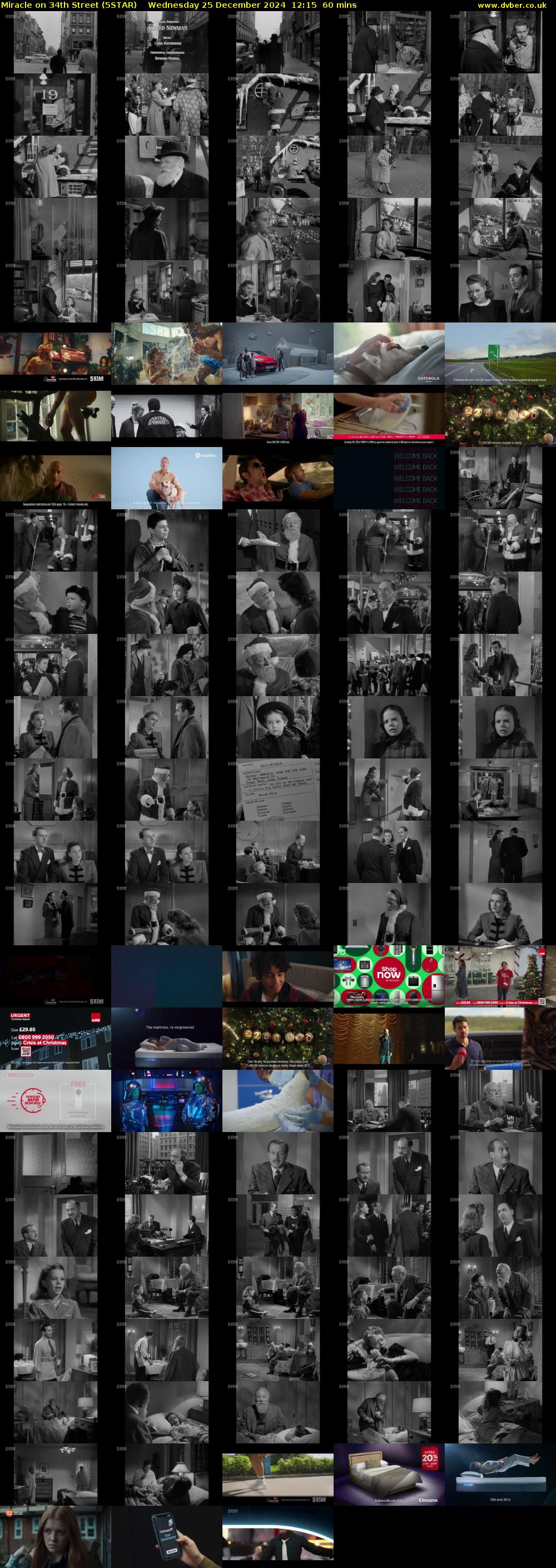 Miracle on 34th Street (5STAR) Wednesday 25 December 2024 12:15 - 13:15