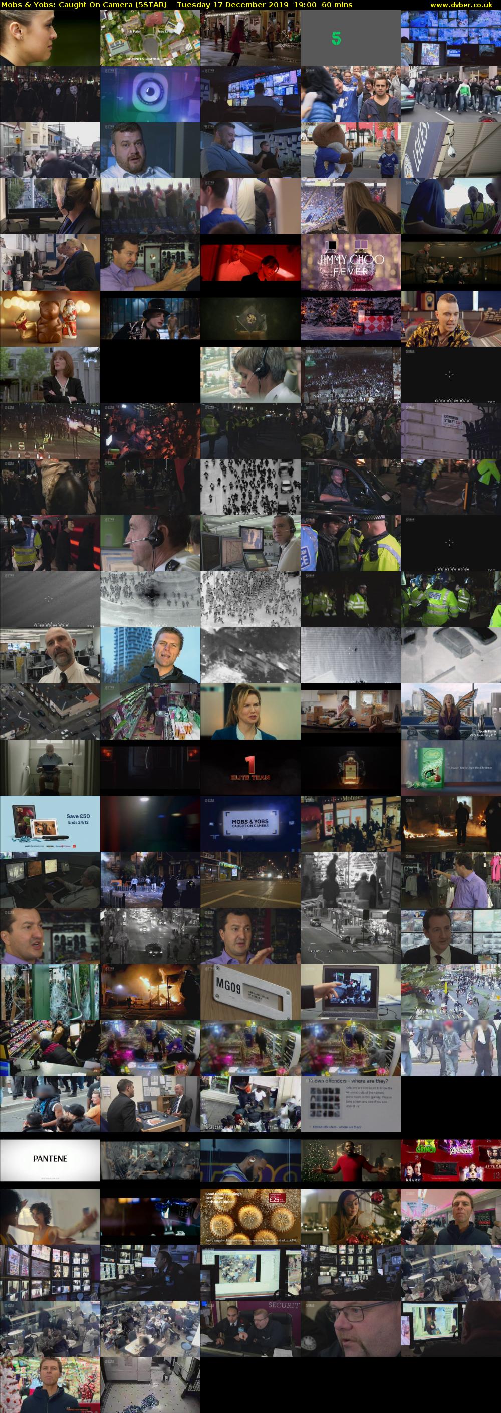 Mobs & Yobs: Caught On Camera (5STAR) Tuesday 17 December 2019 19:00 - 20:00