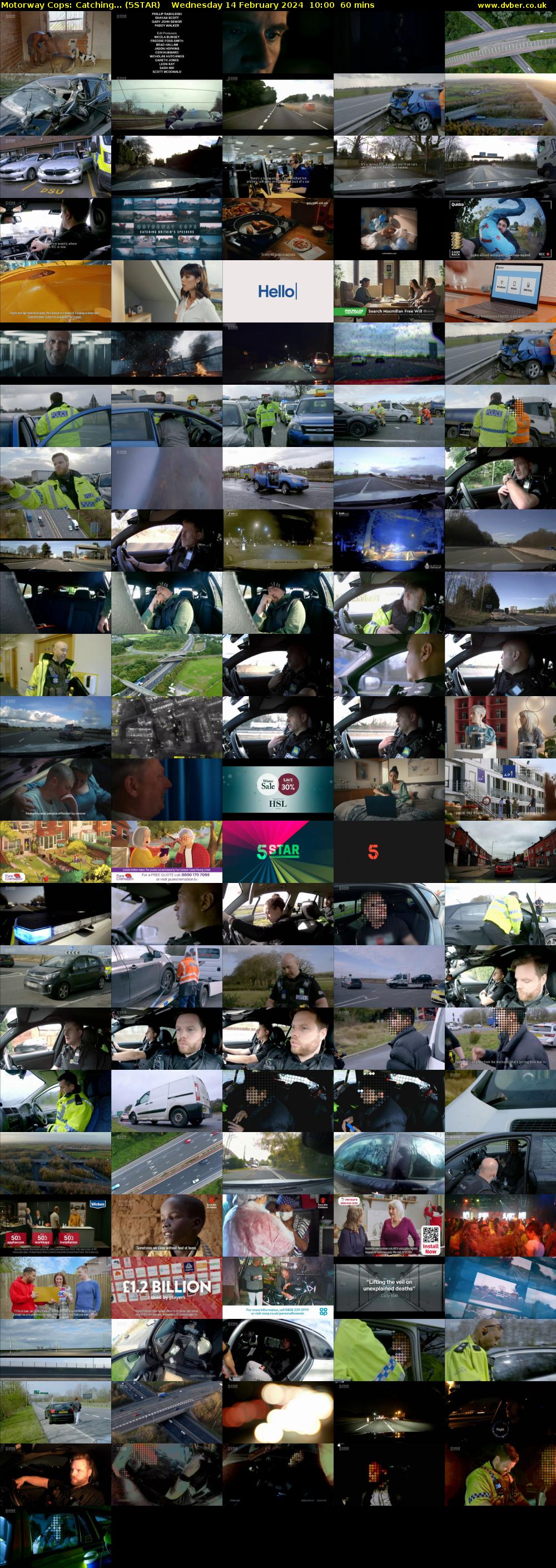 Motorway Cops: Catching... (5STAR) Wednesday 14 February 2024 10:00 - 11:00